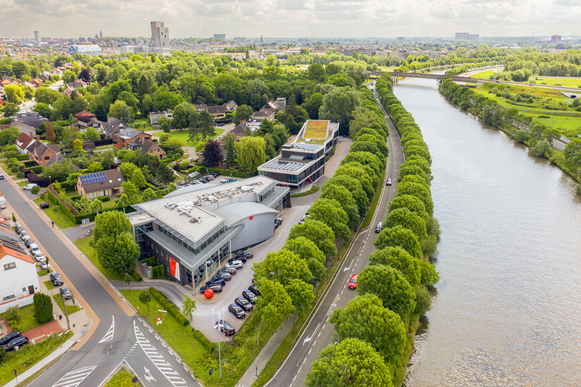 Studio Claerhout drone fotografie Communicatiecampus