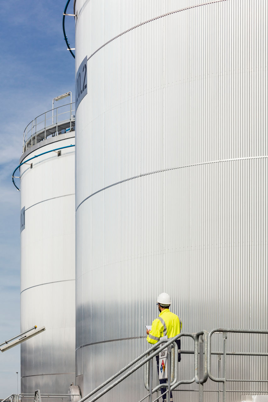 Studio Claerhout industrie reportage Tankterminal Antwerpen