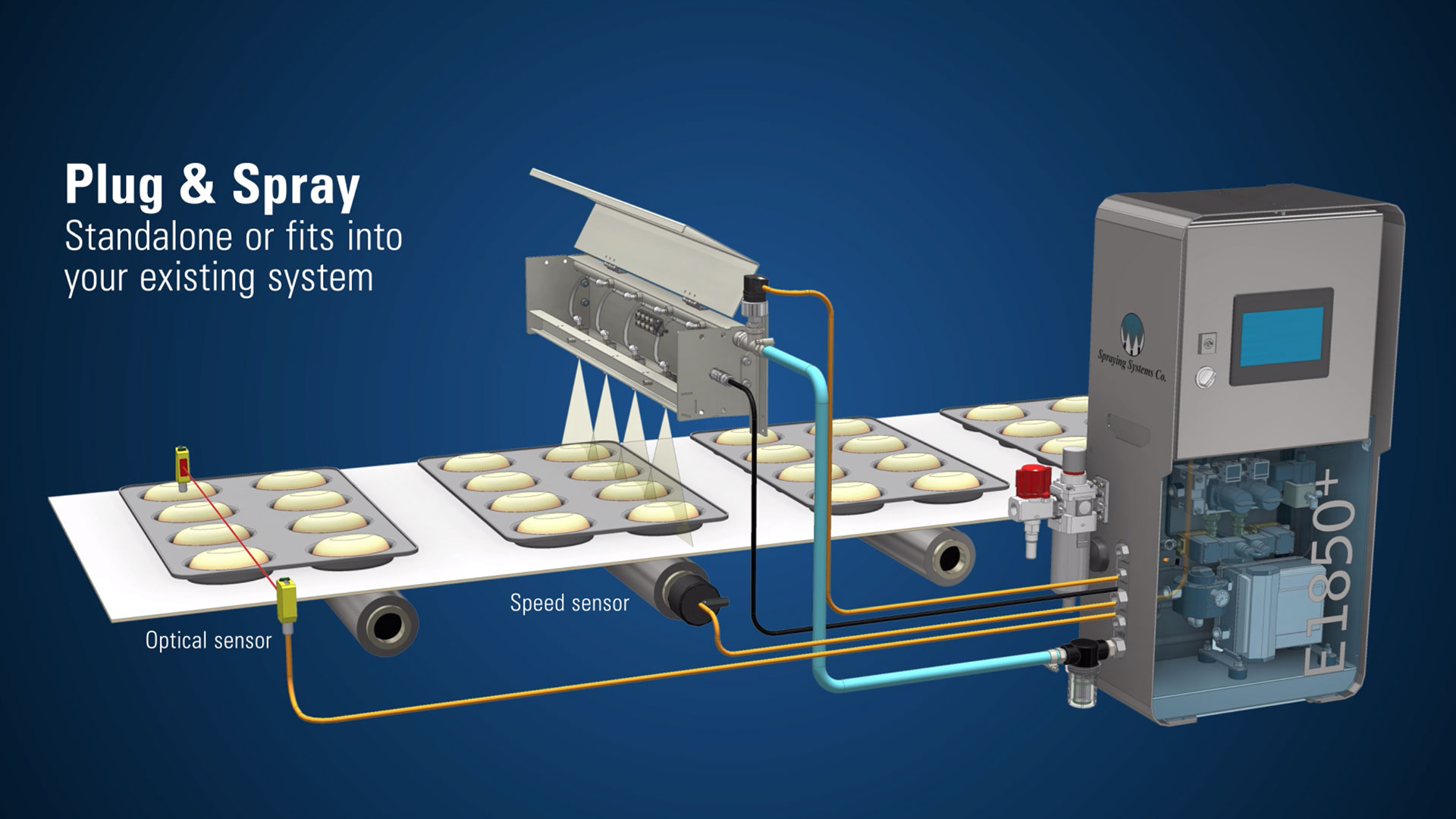 Productvideo AutoJet E1850+ Spray System